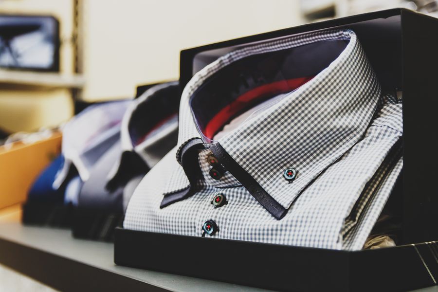 Folded tees and polos